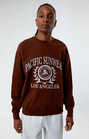 Pacific Sunwear Los Angeles Crest Crew Neck Sweatshirt image number 1