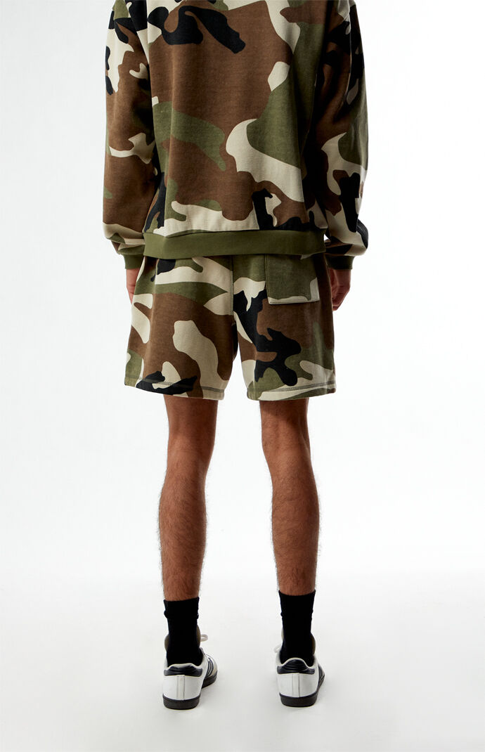 【SCENERITY】Milk Camo Bermuda Pants Men's Woodland Camo Swim Panties - Liberty Maniacs