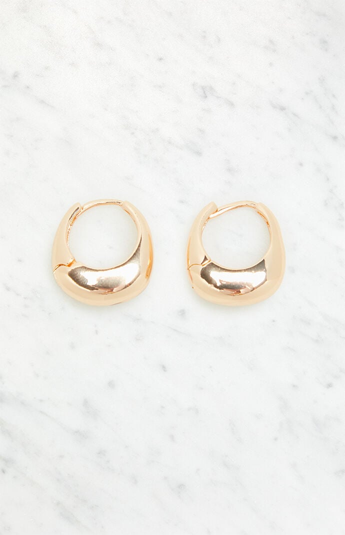 John Galt Gold Hoop Earrings