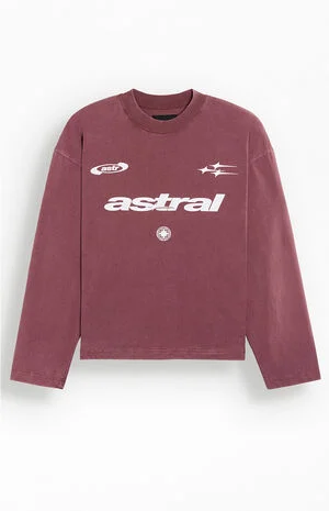 Astral Heavyweight Cropped Long Sleeve T-Shirt image number 1