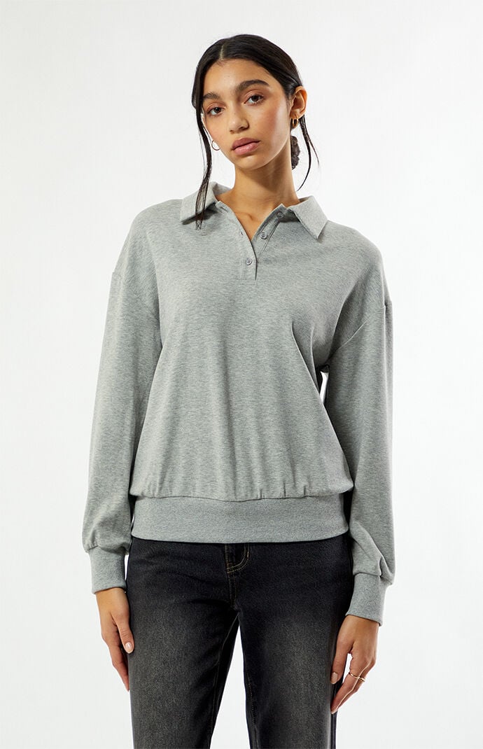 Your Favorite Wendy Long Sleeve Polo Top