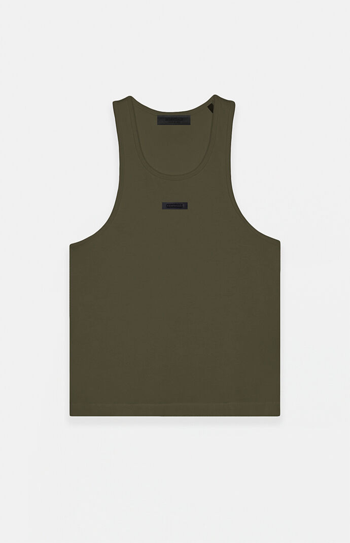 FEAR OF GOD◆TRI-BLEND TANK/タンクトップ Mサイズ Fear of God ESSENTIALS Women's Military Tri-Blend Tank Top | Pacsun