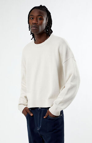 Daley Egret Cropped Classic Sweater image number 1