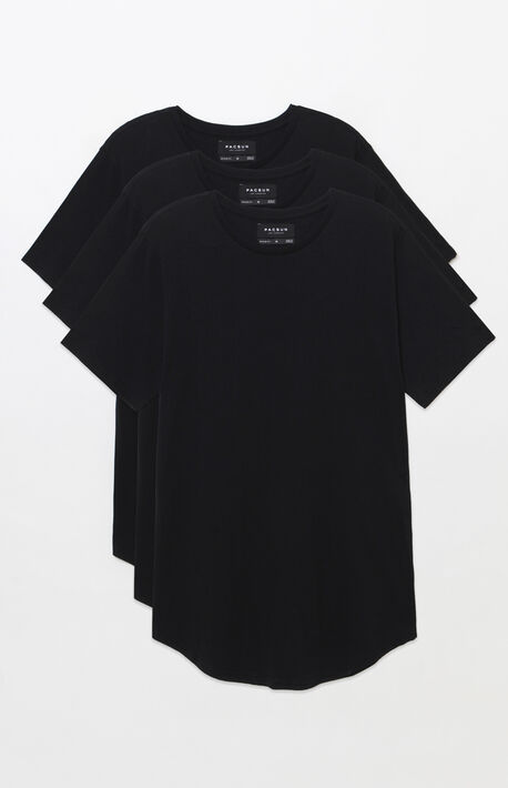 Three Pack Scallop T-Shirts