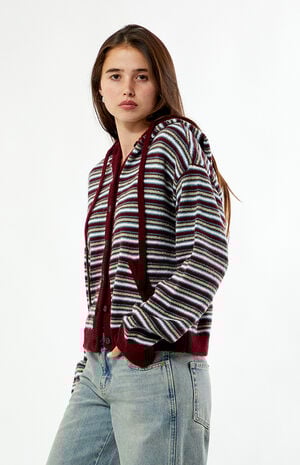 Karoline Hooded Button Down Cardigan image number 3