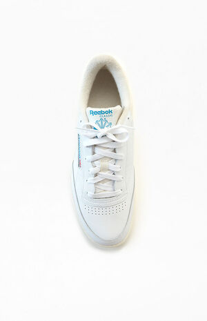 White & Blue Club C Vintage Shoes image number 5