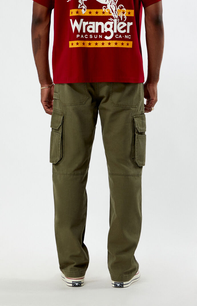 Wrangler x PacSun Relaxed Straight Cargo Pants | PacSun
