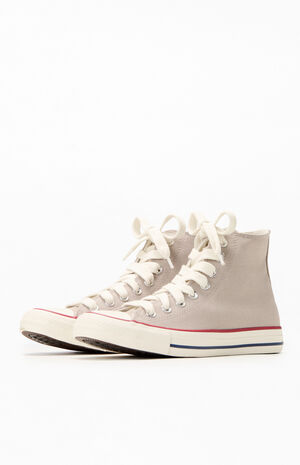 Women's Taupe Chuck Taylor High Top Lux Sneakers image number 2
