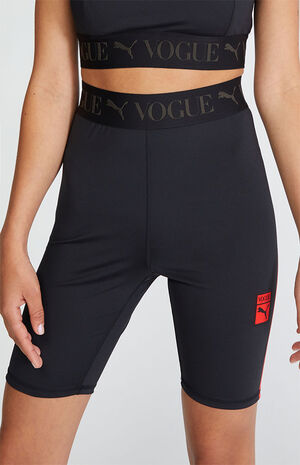 x Vogue Black Bike Shorts image number 2