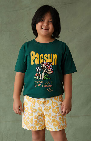 Smile Heart Denim Shorts image number 2