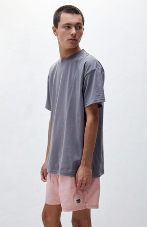 Charcoal Gray Oversized Fit T-Shirt image number 3