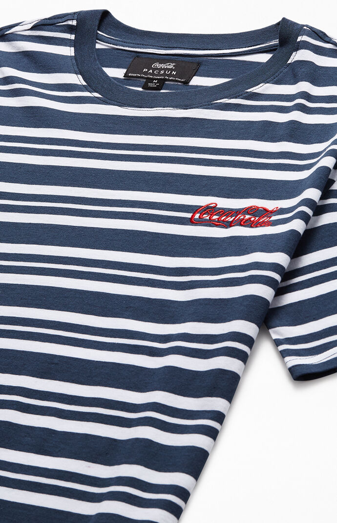 By PacSun Striped Small Logo T-Shirt