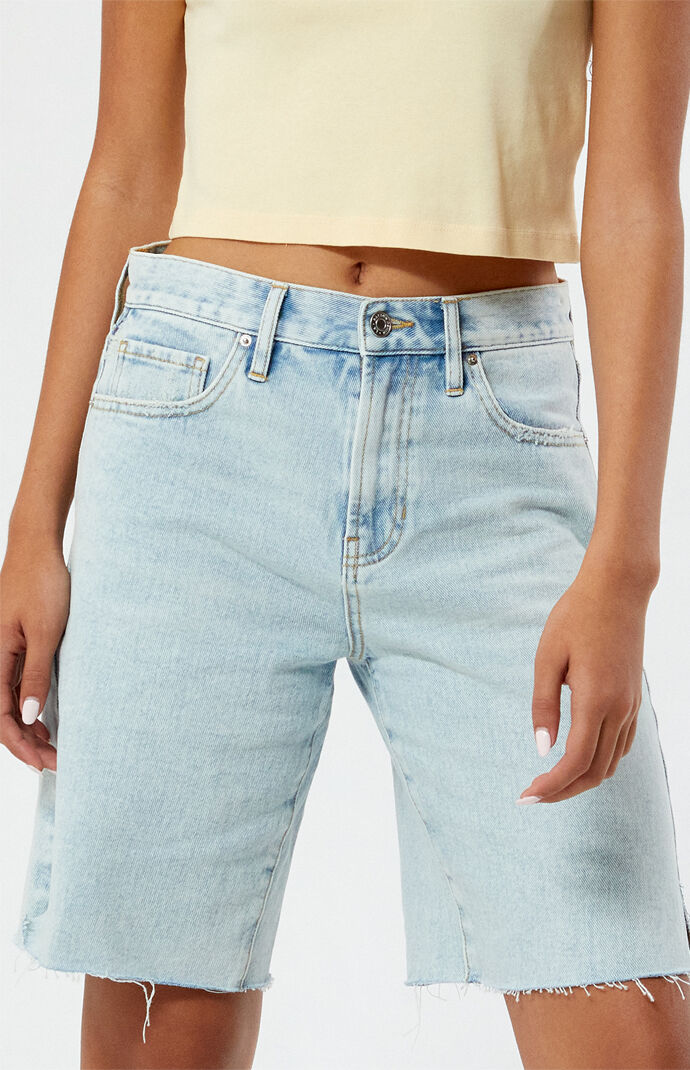 Pacsun Light Indigo Baggy Jorts | PacSun
