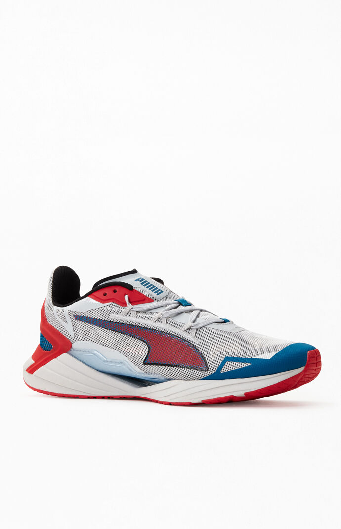 Gray & Red UltraRide Shoes