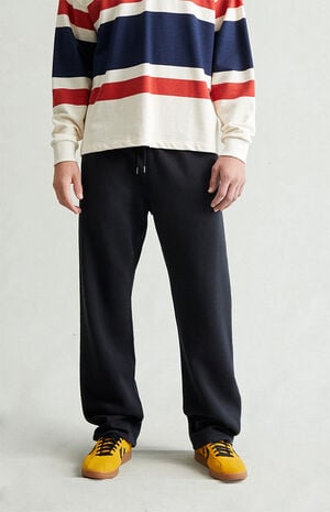 Black Straight Leg Sweatpants image number 2