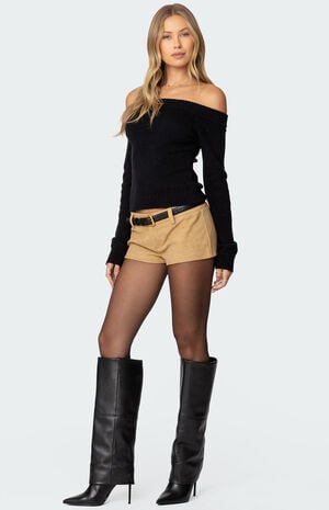 Shane Faux Suede Micro Shorts image number 3