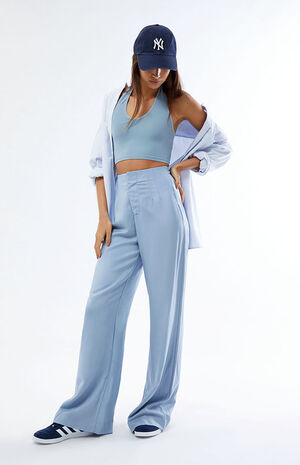 Linen Wide Leg Trousers image number 1