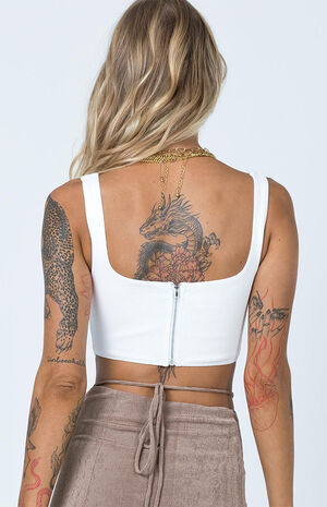 White Kaeshia Bustier Top image number 4