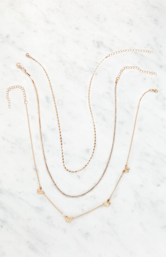 Flutter Butterfly Chain Necklace