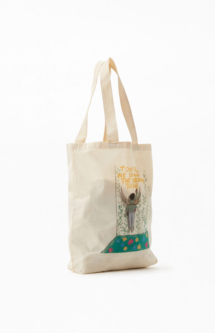 x Oto-Abasi Freedom To Fly Tote Bag