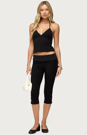 Noriah V Neck Halter Top image number 4