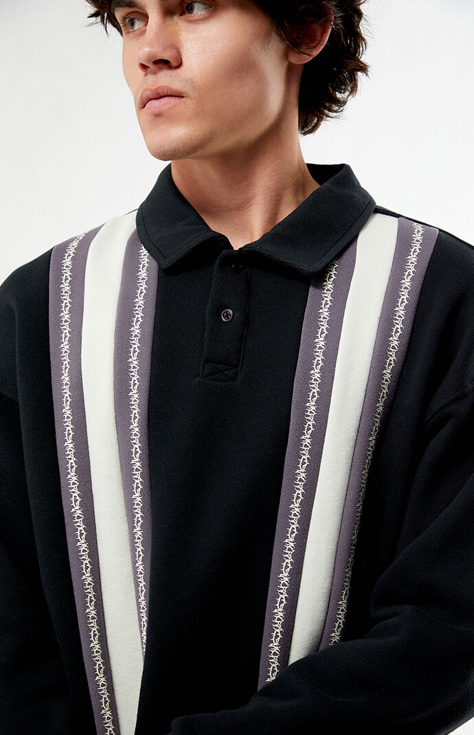 Pacsun Metal Long Sleeve Rugby Shirt