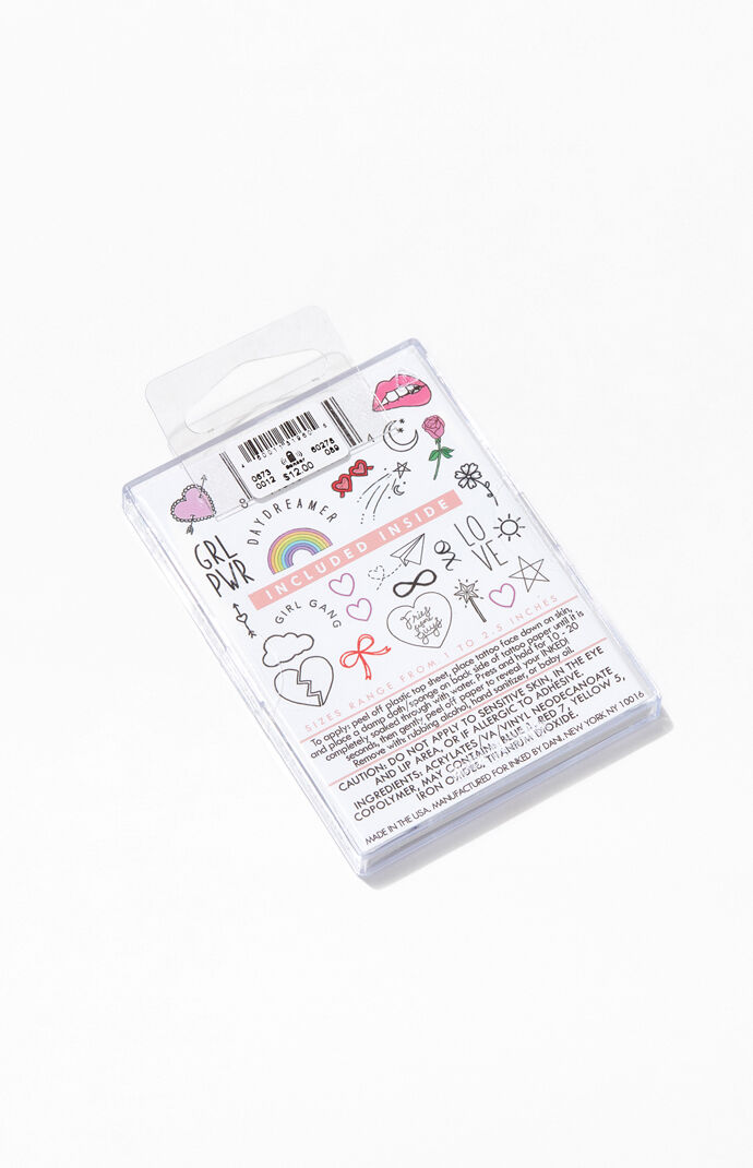 Girl Gang Temporary Tattoo Pack