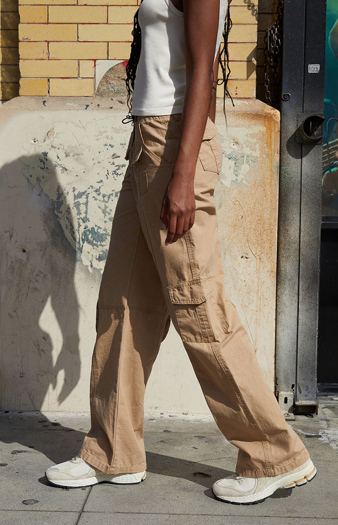 John Galt Light Brown Kim Cargo Pants | PacSun