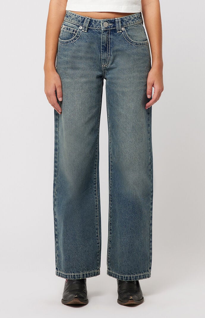 ABRAND Amber 95 Mid Rise Baggy Jeans