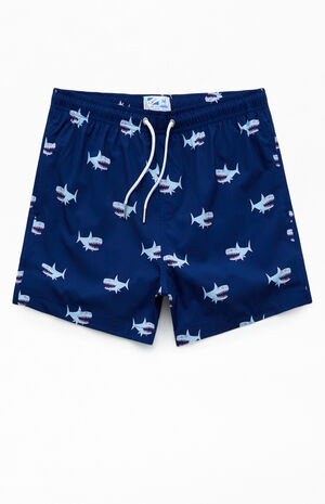 Shark Alley 3.5" Swim Trunks image number 1