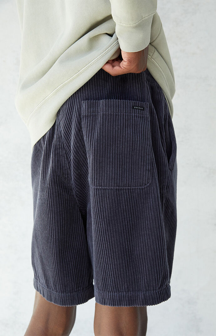 Graphite Corduroy Volley Shorts