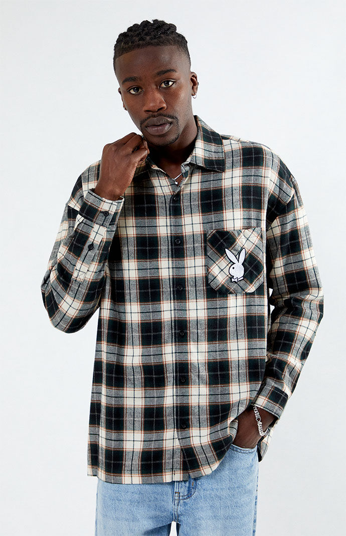 Playboy By PacSun Flannel Shirt PacSun