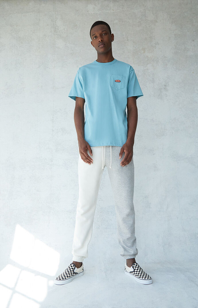 Basic best sale white sweatpants