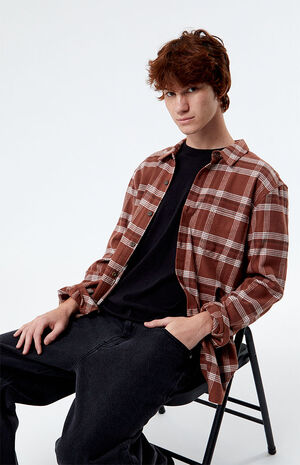 Brown Classic Plaid Shirt image number 1