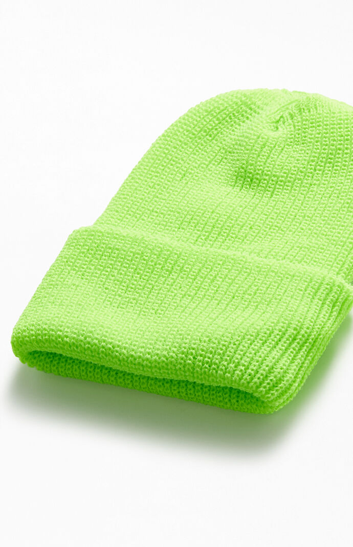 Neon Green Watch Cap Beanie