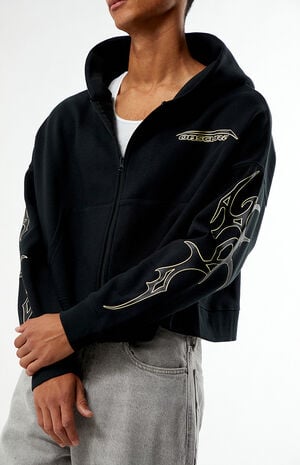 Obscura Cropped Full Zip Hoodie image number 2