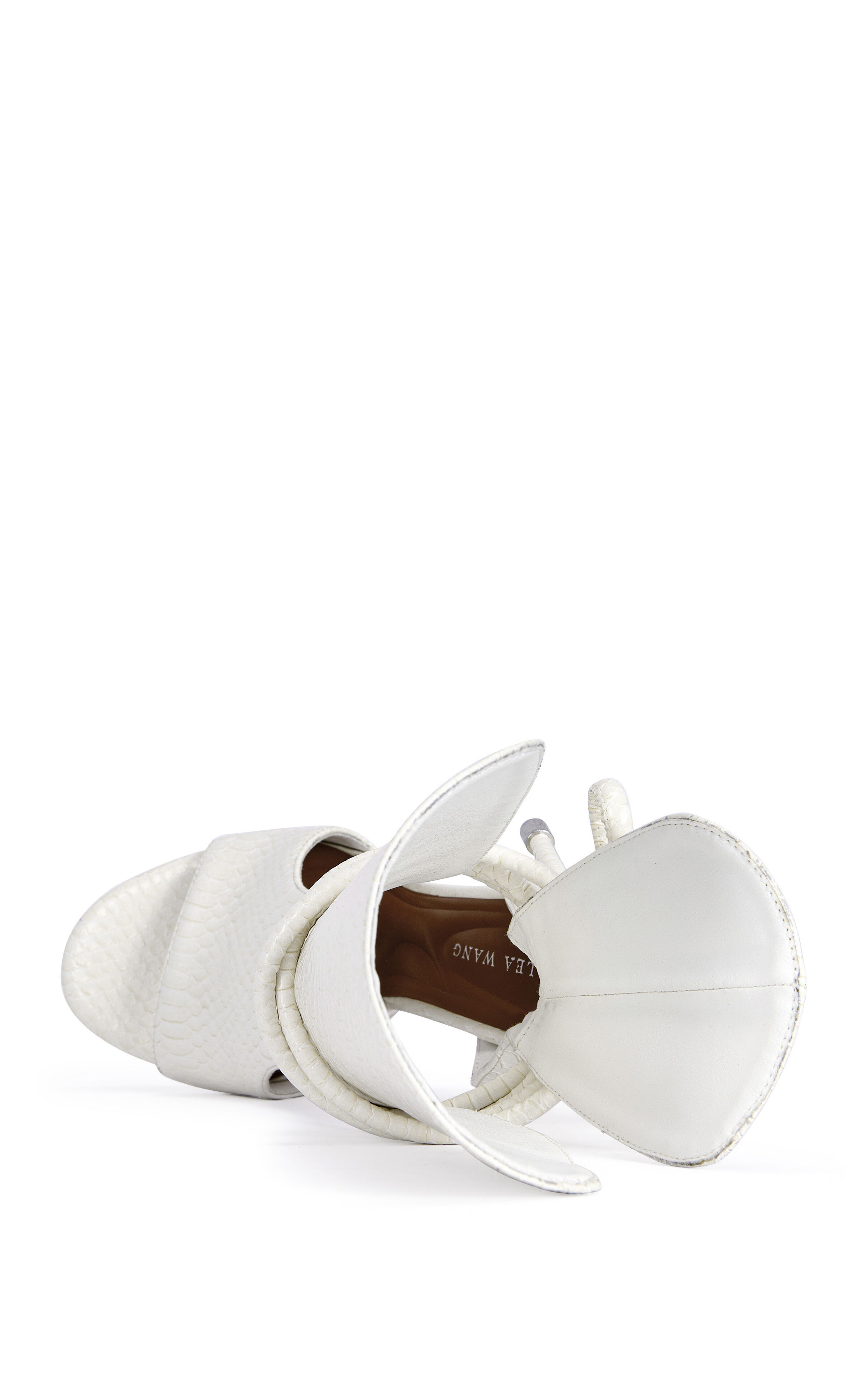 AZALEA WANG Women's Douma White Wedge Sandals