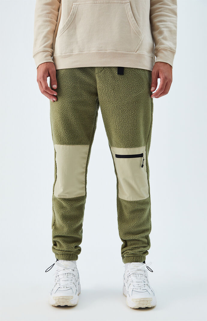 Green Polar Fleece Pants