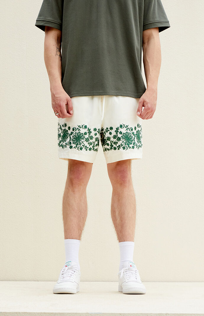 パンツ S.W.U.N Original Embroidered Short Pants S.W.U.N Original Embroidered Short Pants