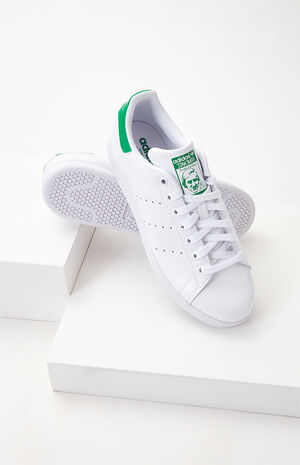 beans Molester Grab adidas White & Green Stan Smith Shoes | PacSun | PacSun