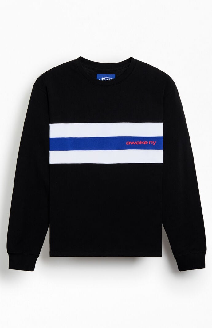 Awake NY Striped Long Sleeve T-Shirt