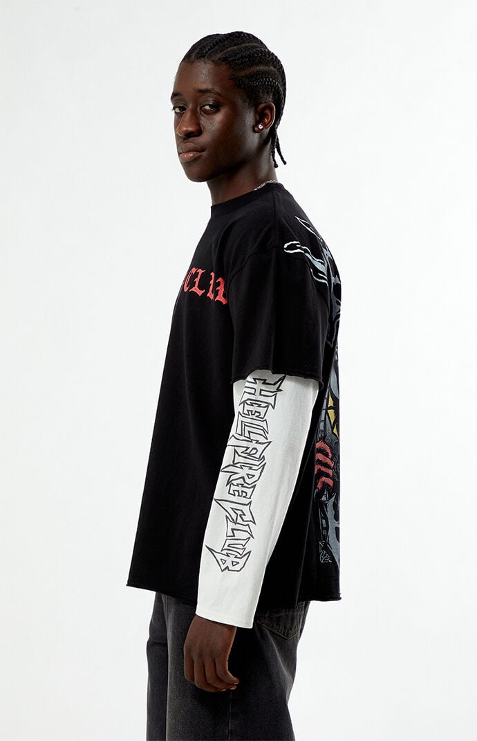 Netflix x Stranger Things Hellfire Club Dungeon Twofer Long Sleeve