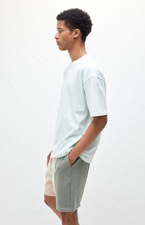 Blue Loch Solid Boxy T-Shirt image number 2