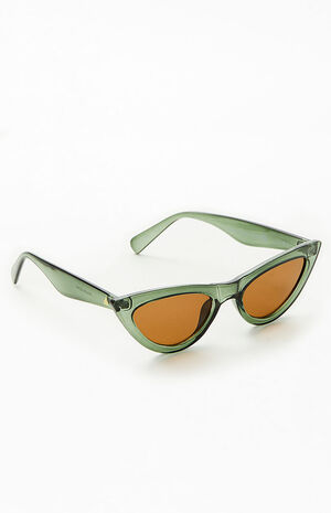 Green Dualism Cat Eye Sunglasses image number 1