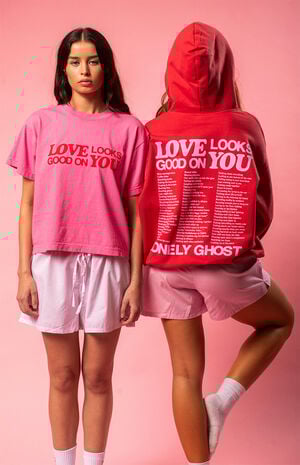 Love Looks Good On You Hoodie image number 3