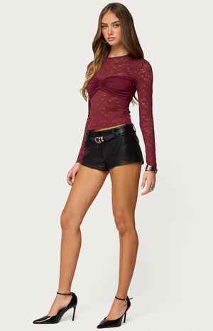 Rosette Bandeau Sheer Lac image number 4