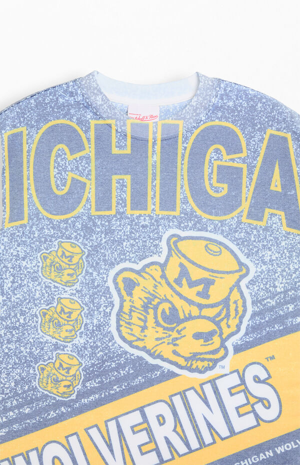 Mitchell & Ness Michigan Wolverines Playmaker T-Shirt