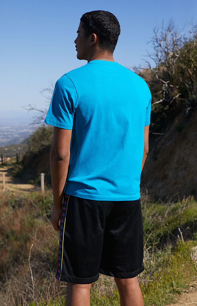 Blue Logo Caferok T-Shirt