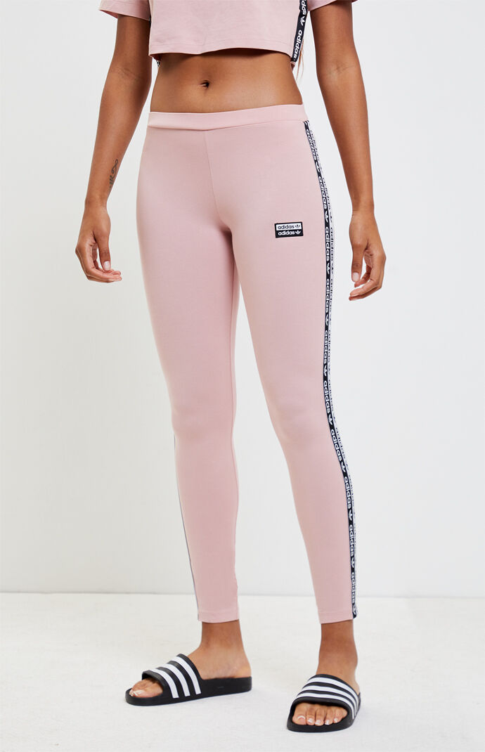 womens pink adidas leggings