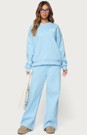 Love Edikted Wide Leg Sweatpants image number 5